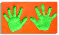 Anleitung Handabdruck